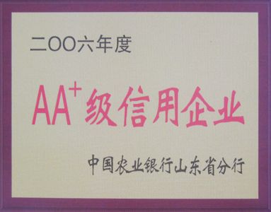 AA+级信用企业